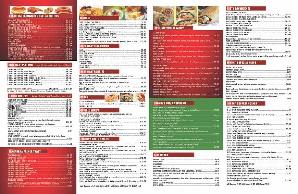 Johnny's Pizza Menu image 2